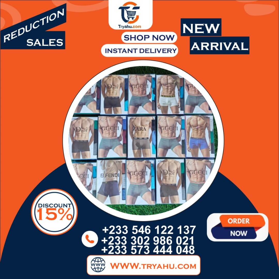 Tight Boxers 3-in-1 | Premium Men’s Boxer Shorts | Tryahu Ghana